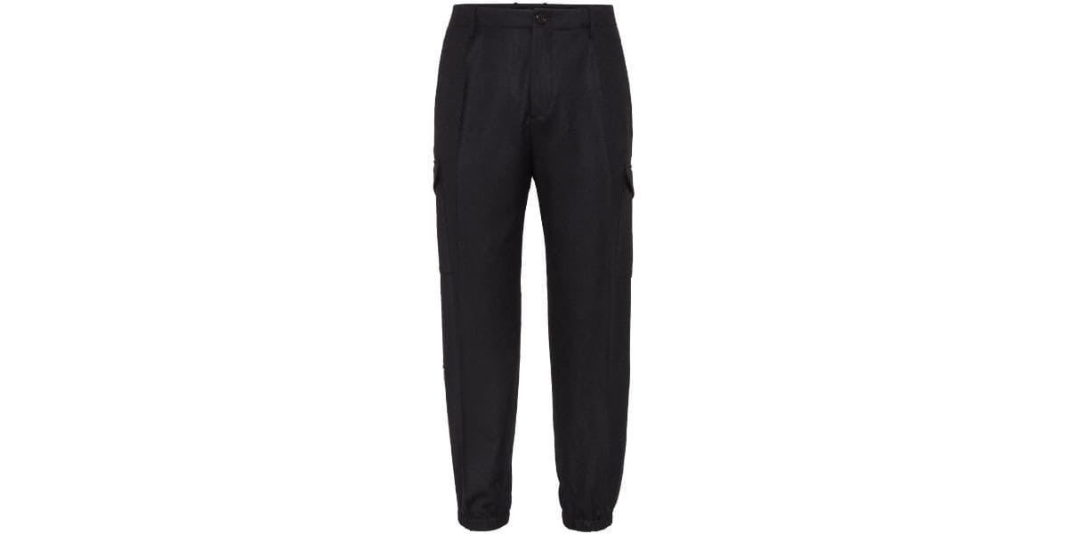 Brunello Cucinelli cargo-pocket wool tapered trousers