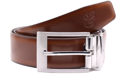 Collars & Co. Reversible Leather Belt