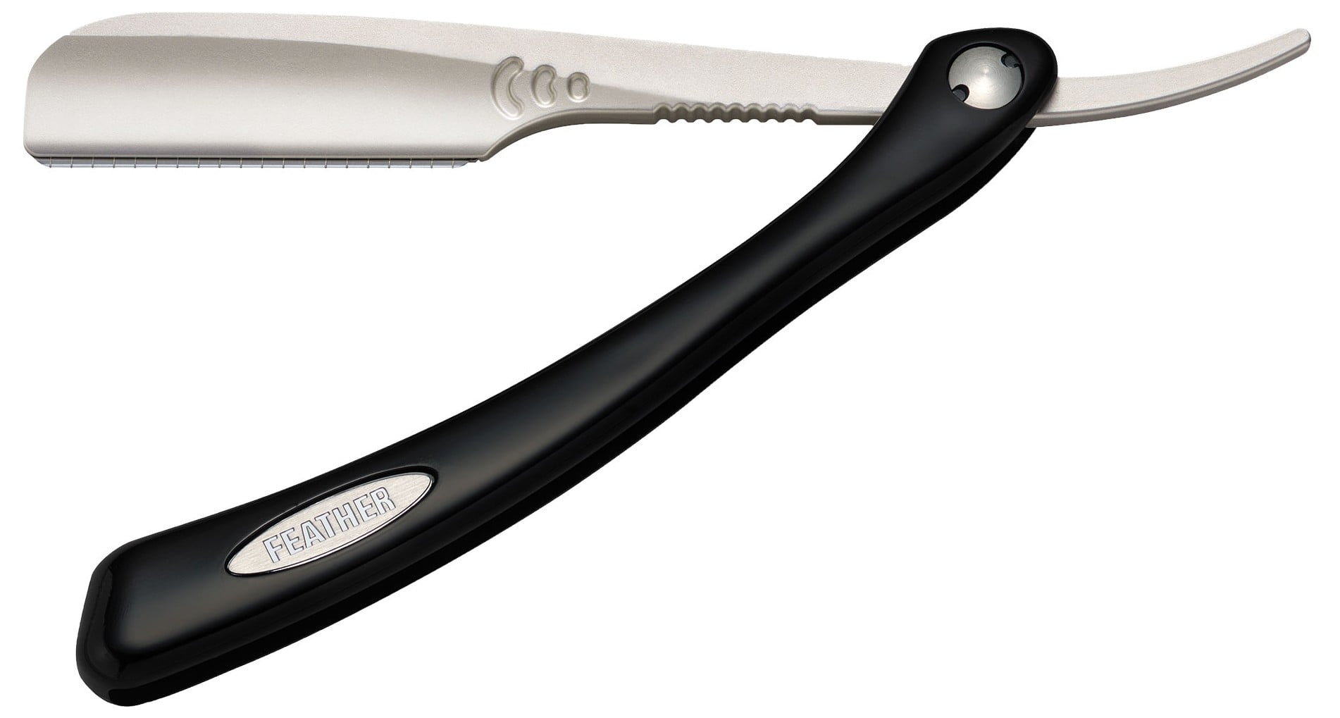 Feather Artist Club Black SS Folding Handle Razor