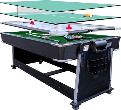 RACK Luxor 4-in-1 Multi-Game Pool Table
