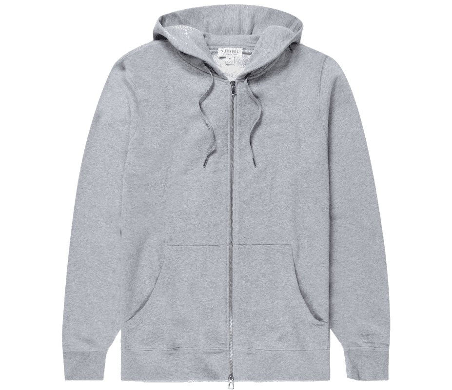 Sunspel Loopback Zip Hoodie