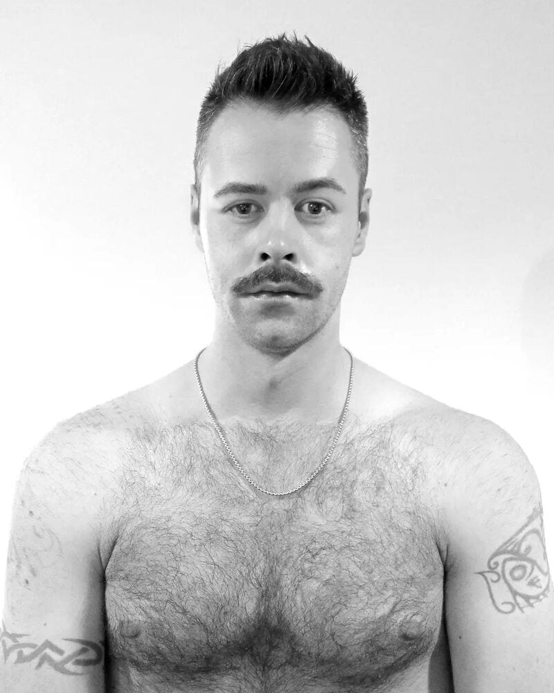 man with the chevron mustache
