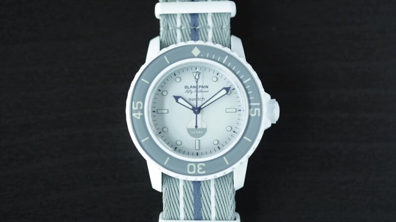 Blancpain x Swatch Scuba Fifty Fathoms Ice White