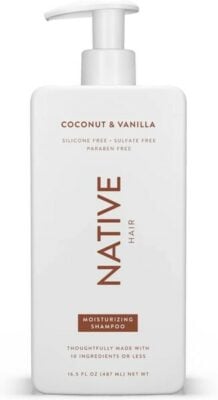 Coconut and Vanilla native shampoo: native shampoo review