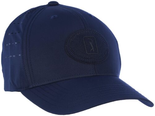 PGA TOUR Men's Perforated Oval Patch Golf Cap