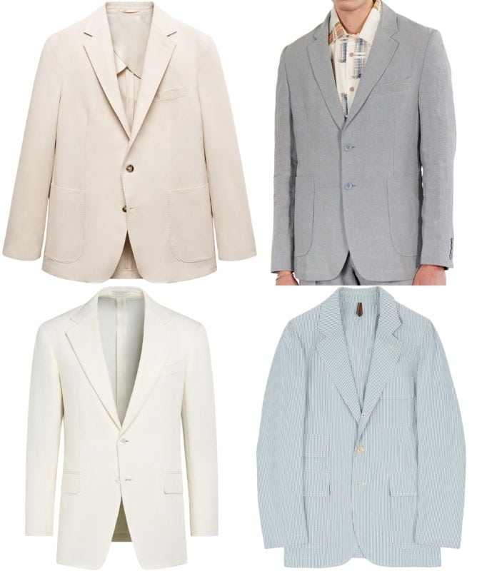 best lightweight blazers for men