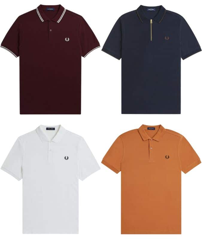 Fred Perry Tipped Polo Shirts