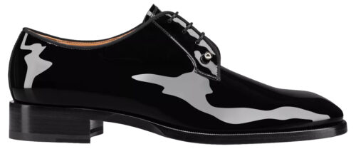 Christian Louboutin Chambeliss patent-leather Derby shoes