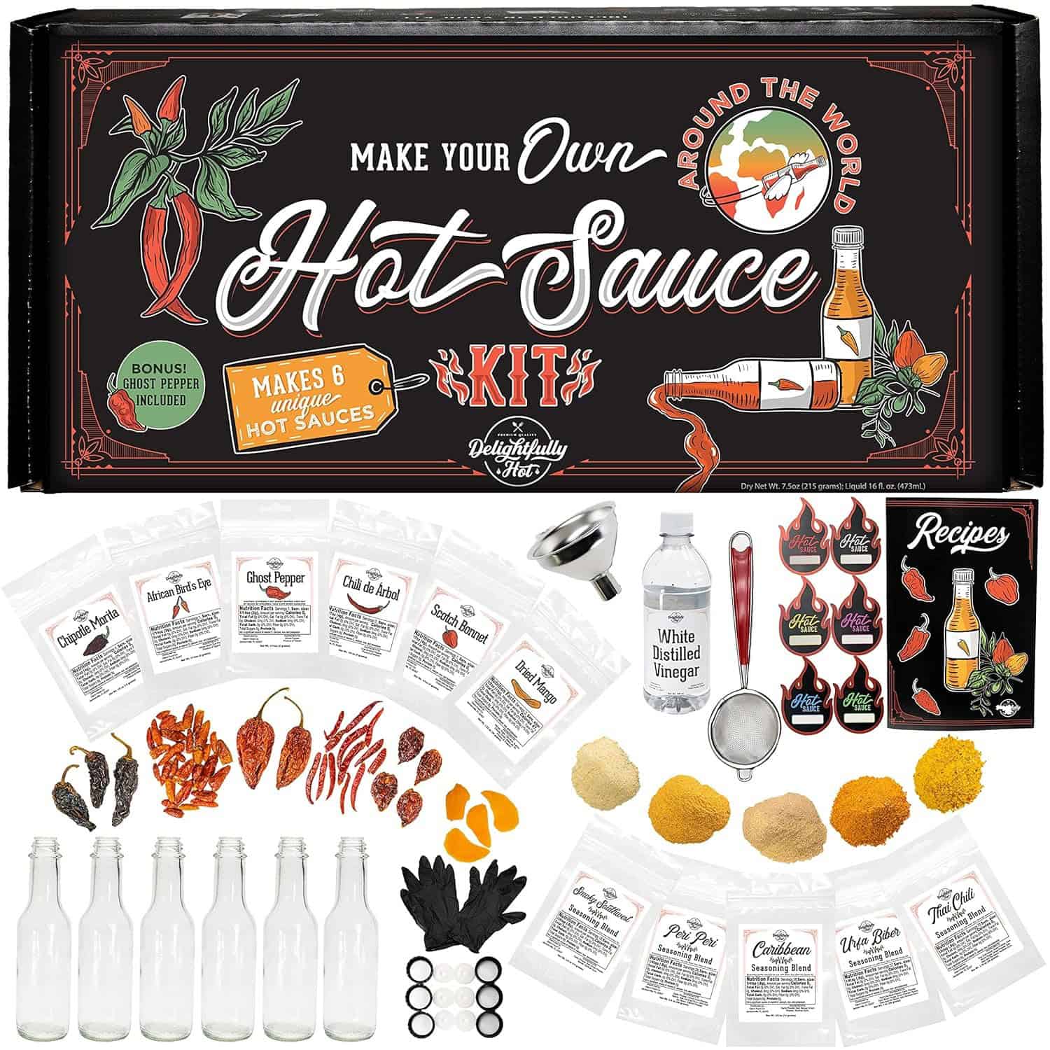 Delightfully Hot DIY Hot Sauce Kit