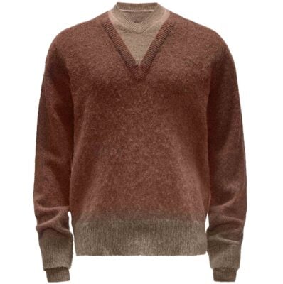 JW Anderson Gradient V-Neck Sweater