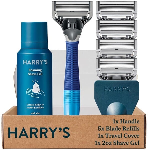 Men's Ocean Razor Set with 5 Razor Blade Refills: Harry's razor review