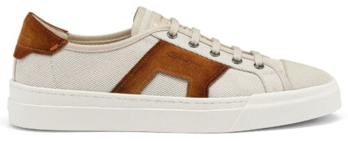 Santoni Double Buckle Sneaker
