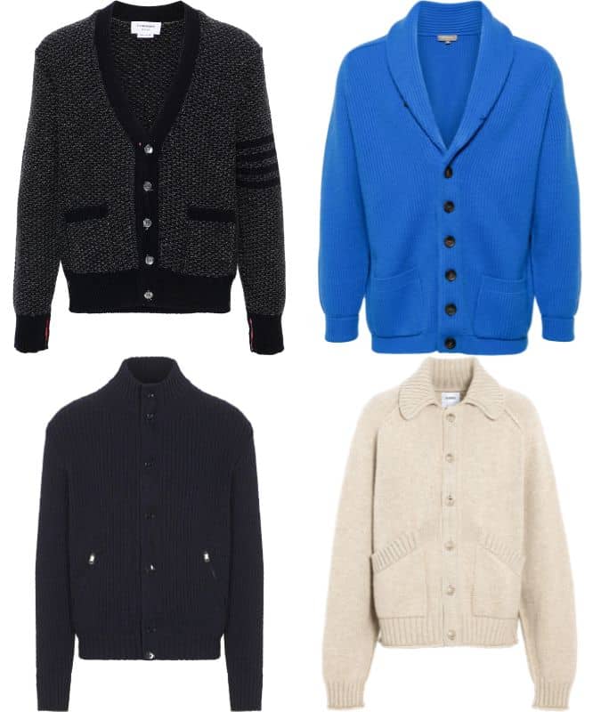 The best men's chunky knit cardigan