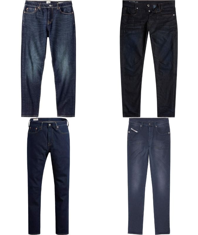 The best men's dark denim jeans