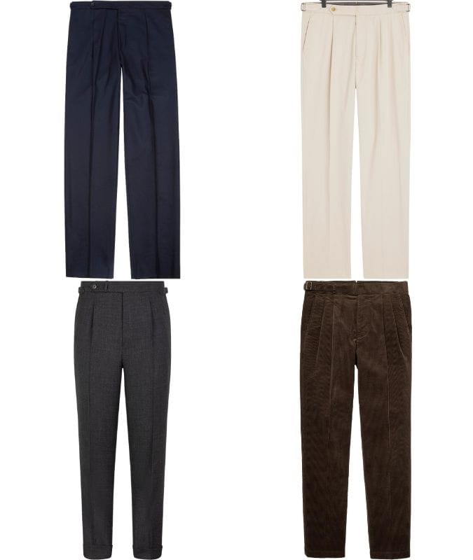 The best men's pleated trousers