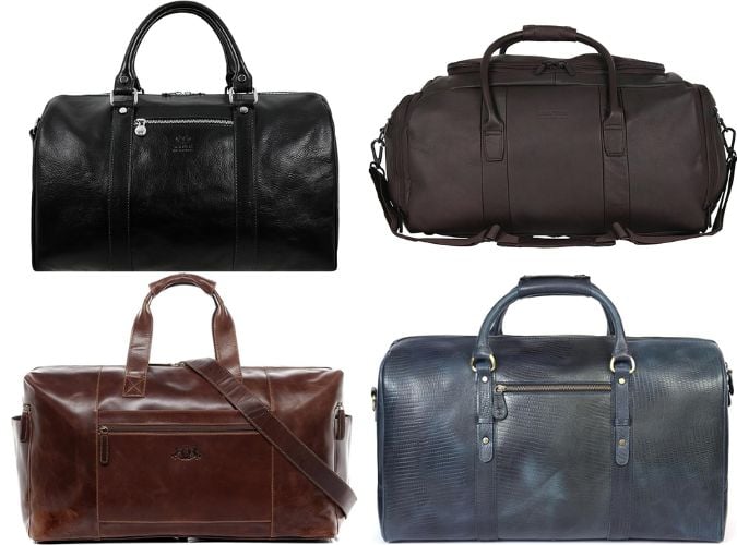 The best men's leather holdalls