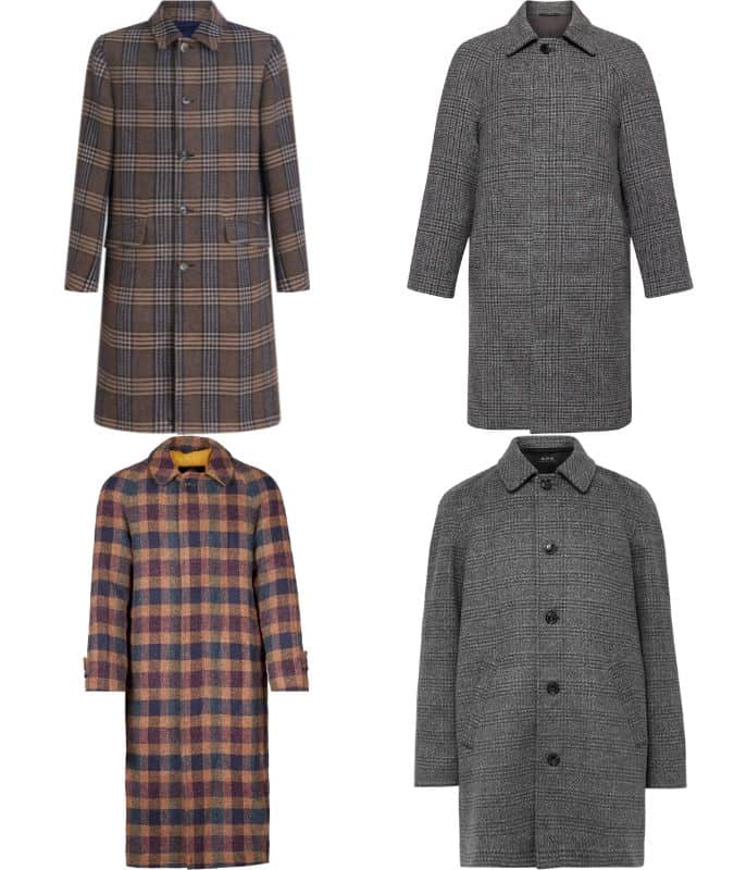 The best men's check coats