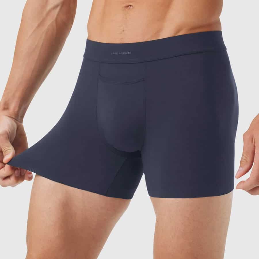 man wearing the Jetsetter Boxer Briefs
