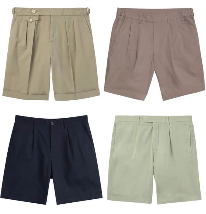 The Best Pleated Shorts For Men