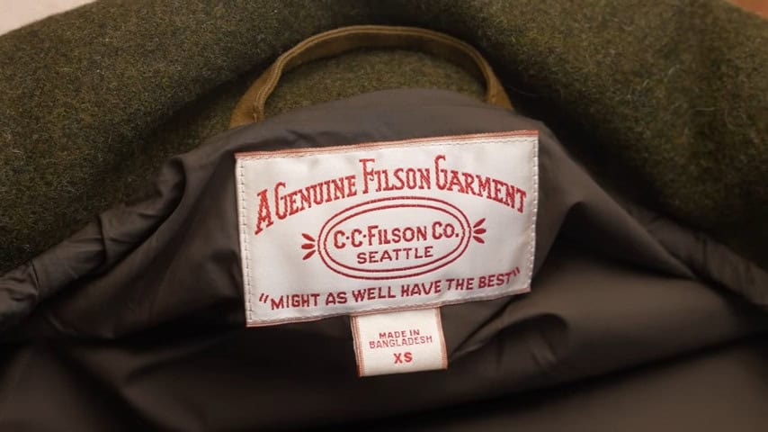 Filson Down Cruiser