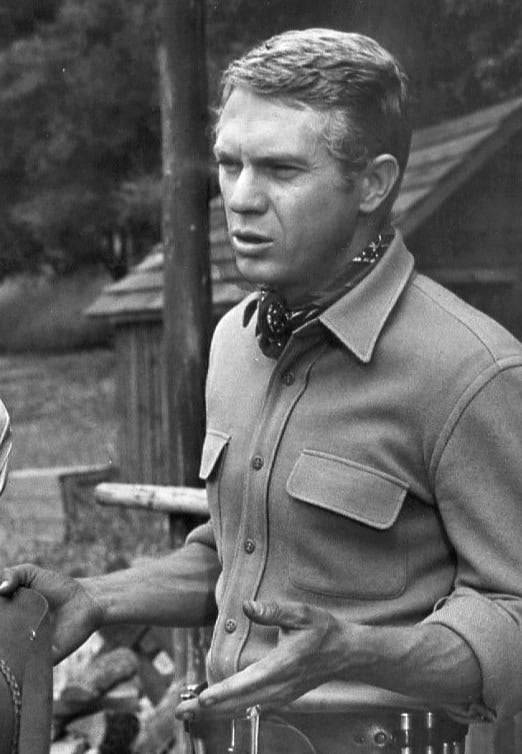 Steve McQueen In a Shirt 1959