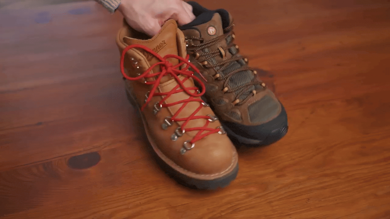 Danner Mountain Light Booots VS Merrell Moab 3