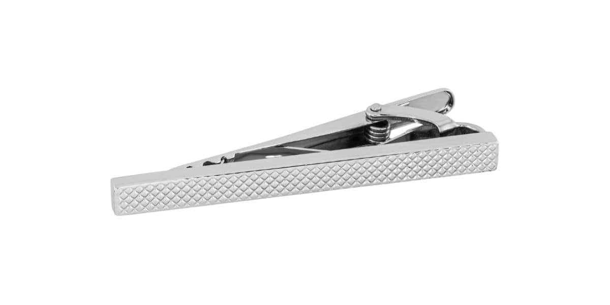 Tateossian Diamond Textured tie clip