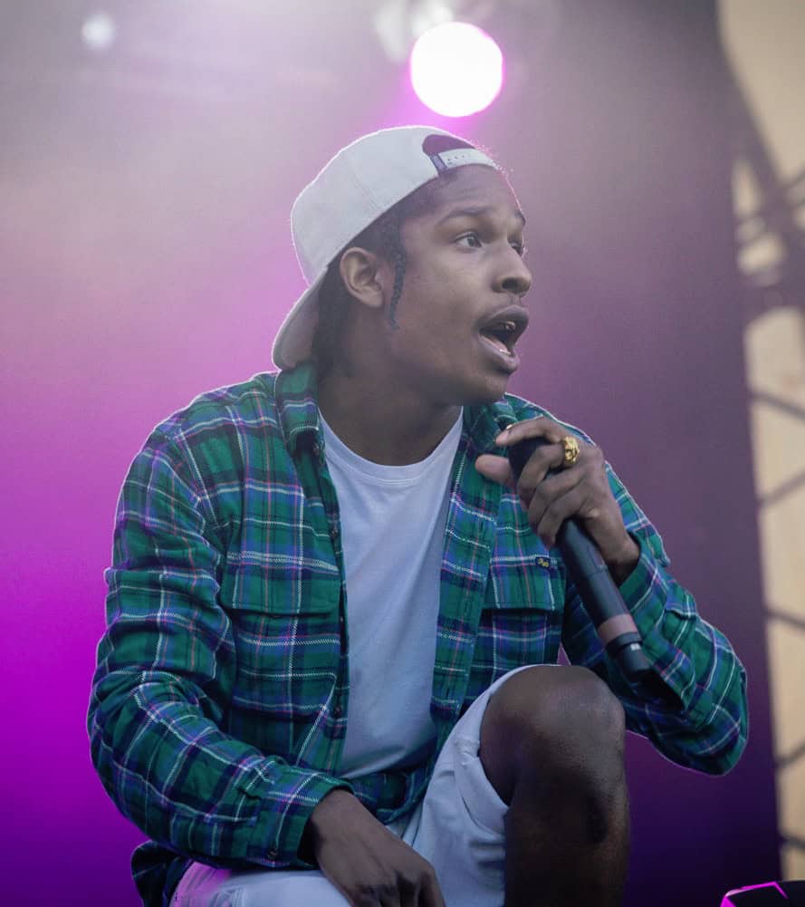 ASAP Rocky performing at Hove festival en 2013