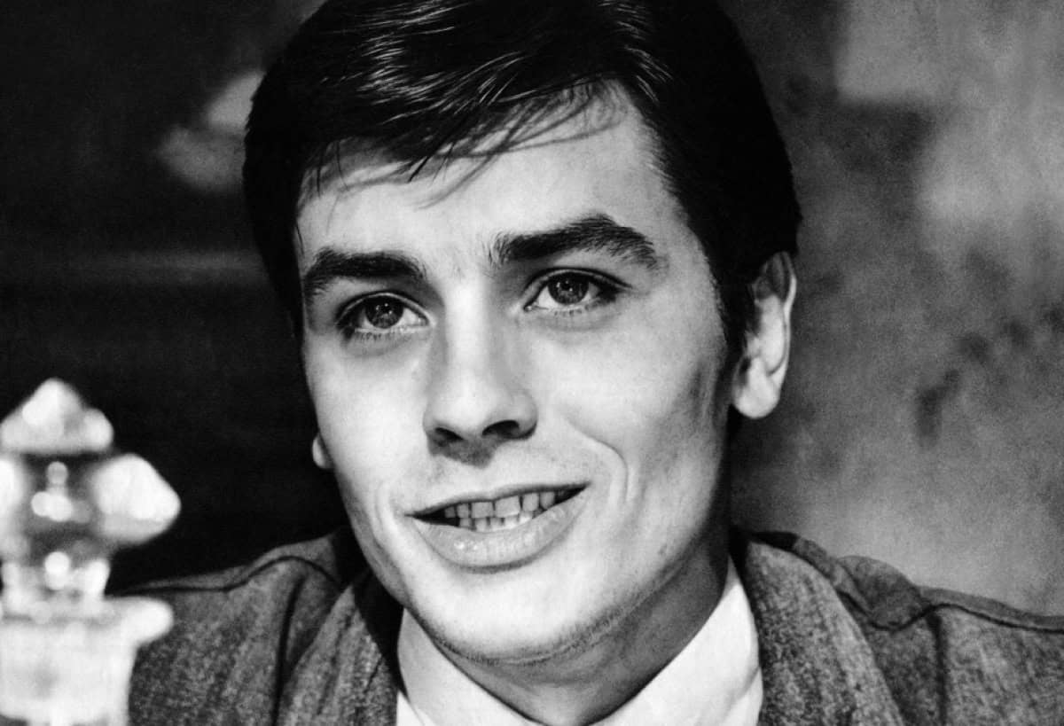 Alain Delon in a 1961 scene from the Italian film What joy to live