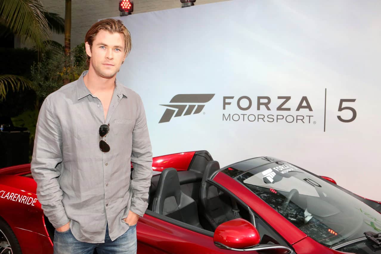 Chris Hemsworth attends the Forza Motorsport 5 event at the 2013 Electronic Entertainment Expo