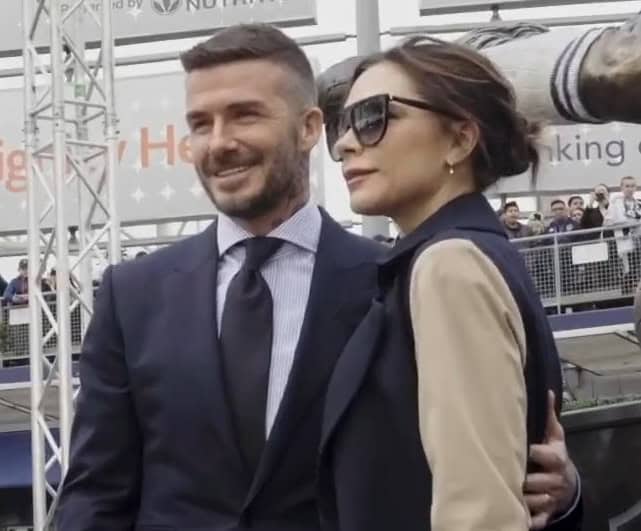 David Beckham 2017 with Victoria Beckham