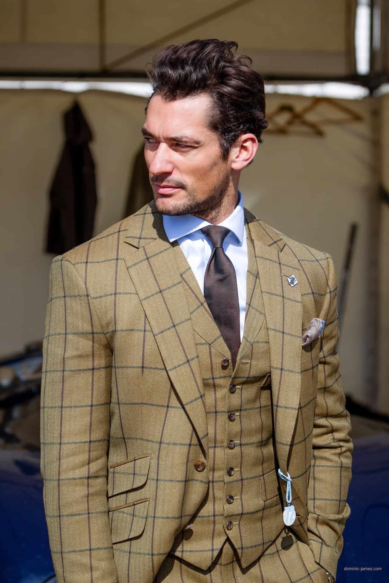 David Gandy attending the 72nd Meeting of the Goodwood Members