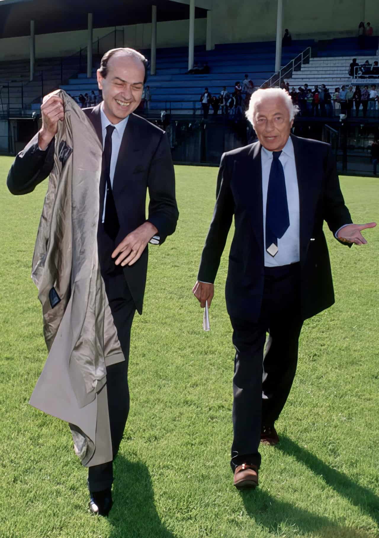 Gianni Agnelli and Vincenzo Maranghi