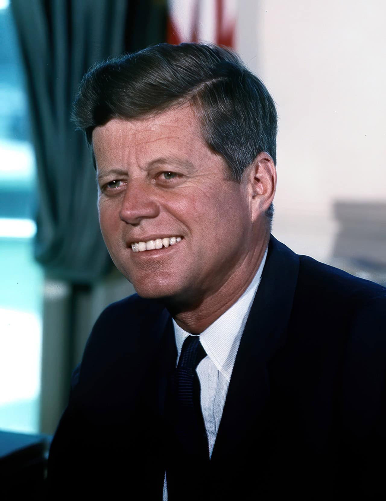 JFK photograph in the Oval Office