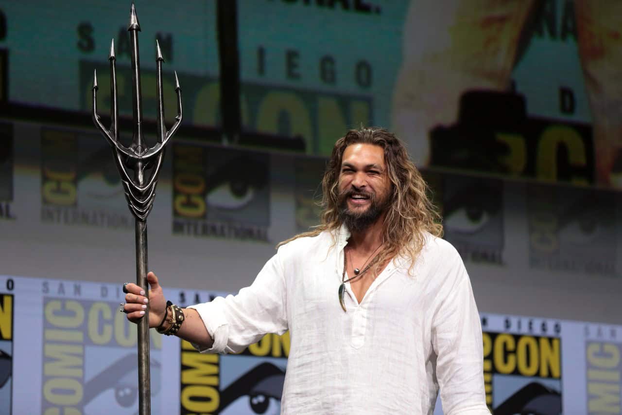 Jason Momoa at the 2017 San Diego Comic Con International for Aquaman