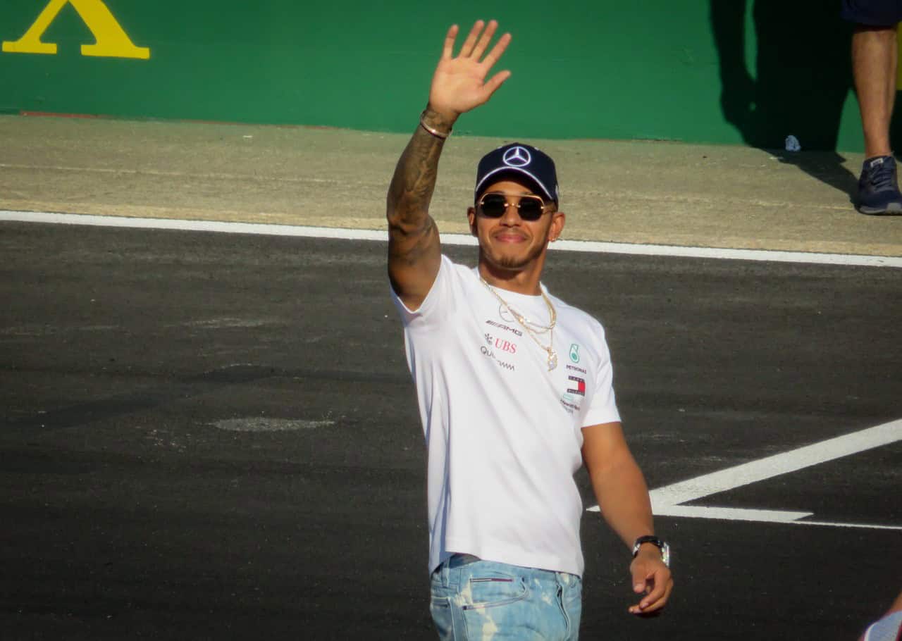 Lewis Hamilton at the 2018 British Grand Prix