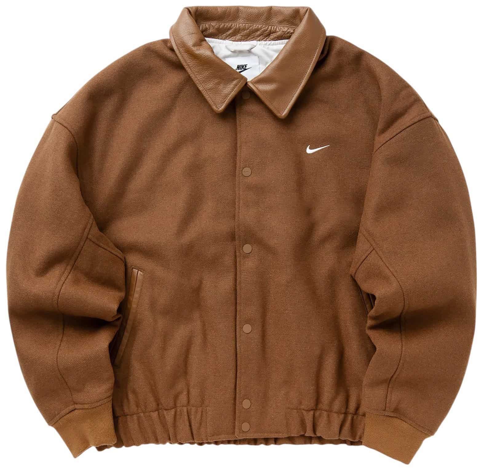 Nike Solo Swoosh Wool Varsity Jacket
