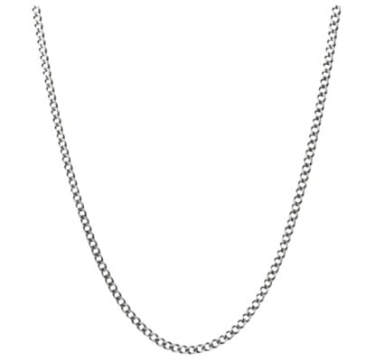 Miabella Italian 925 Sterling Silver Solid 2mm Round Box Chain Necklace