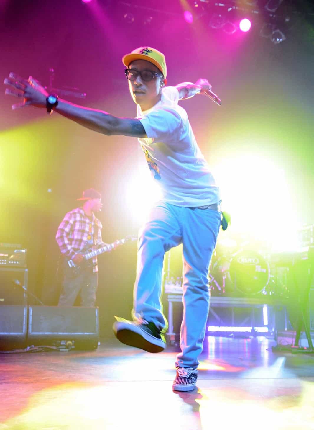 PHARRELL WILLIAMS performing on September 2008 in Montreal