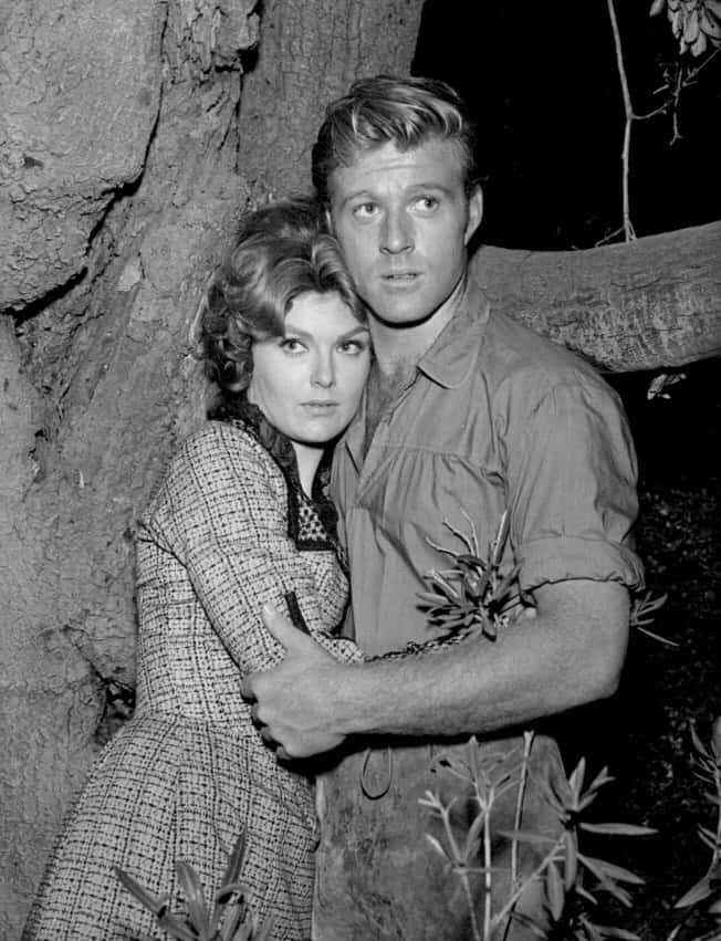 Robert Redford Photo of Robert Redford and Patricia Blair in an episode of The Virginian