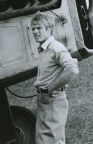 Robert Redford in the film The Great Waldo Pepper 1975