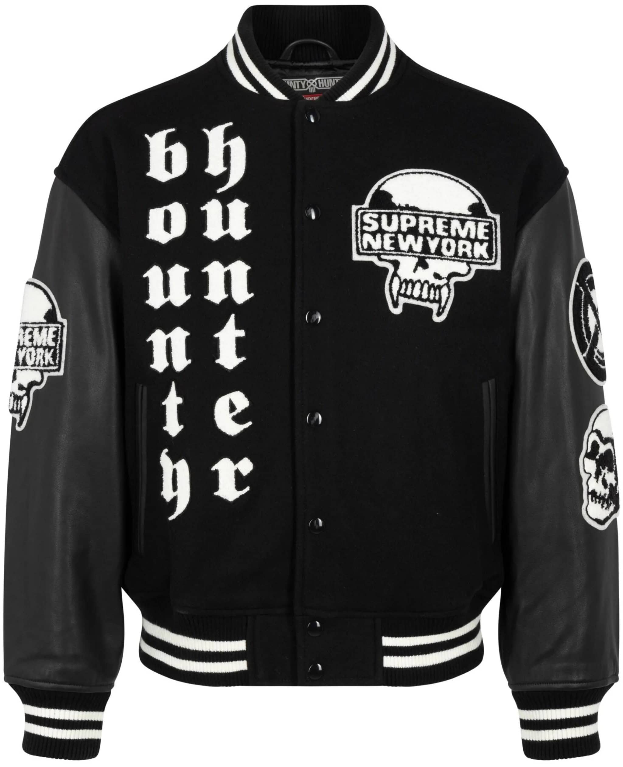 Supreme Bounty Hunter varsity jacket