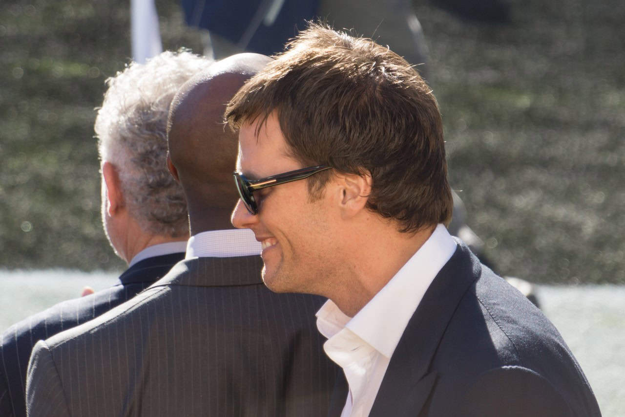 Tom Brady at the SuperBowl 50