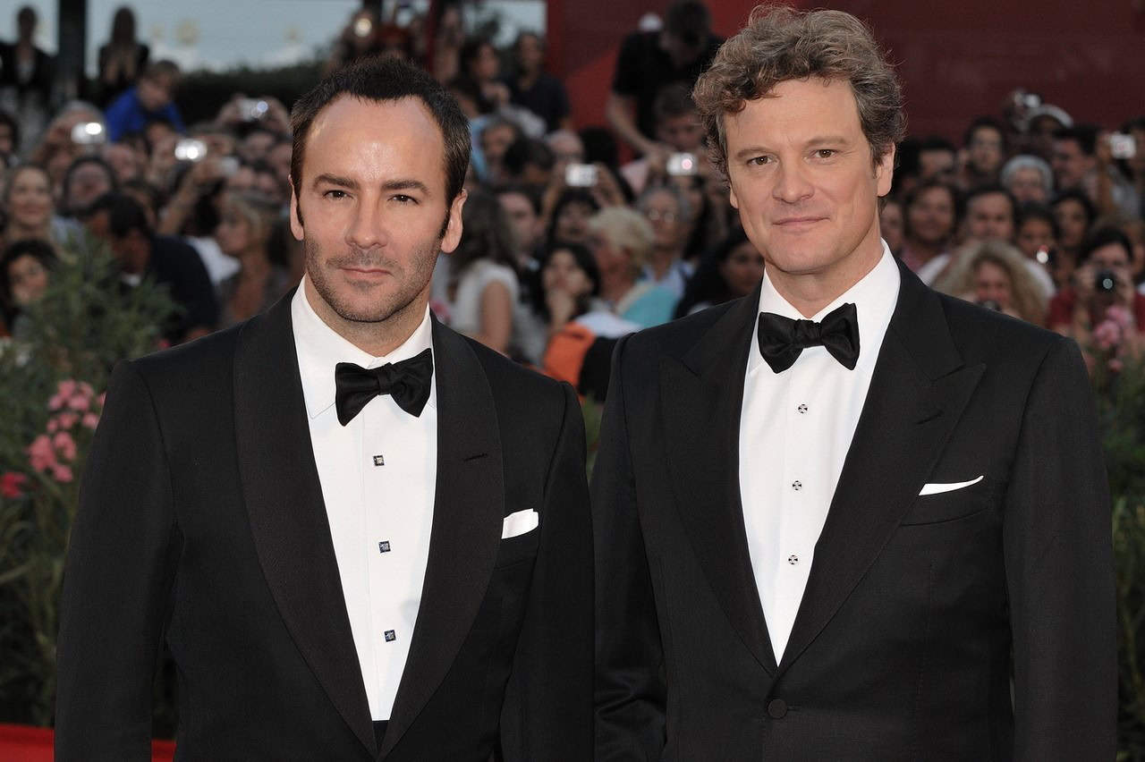 Tom Ford and Colin Firth at the 2009 Venice Film Festival
