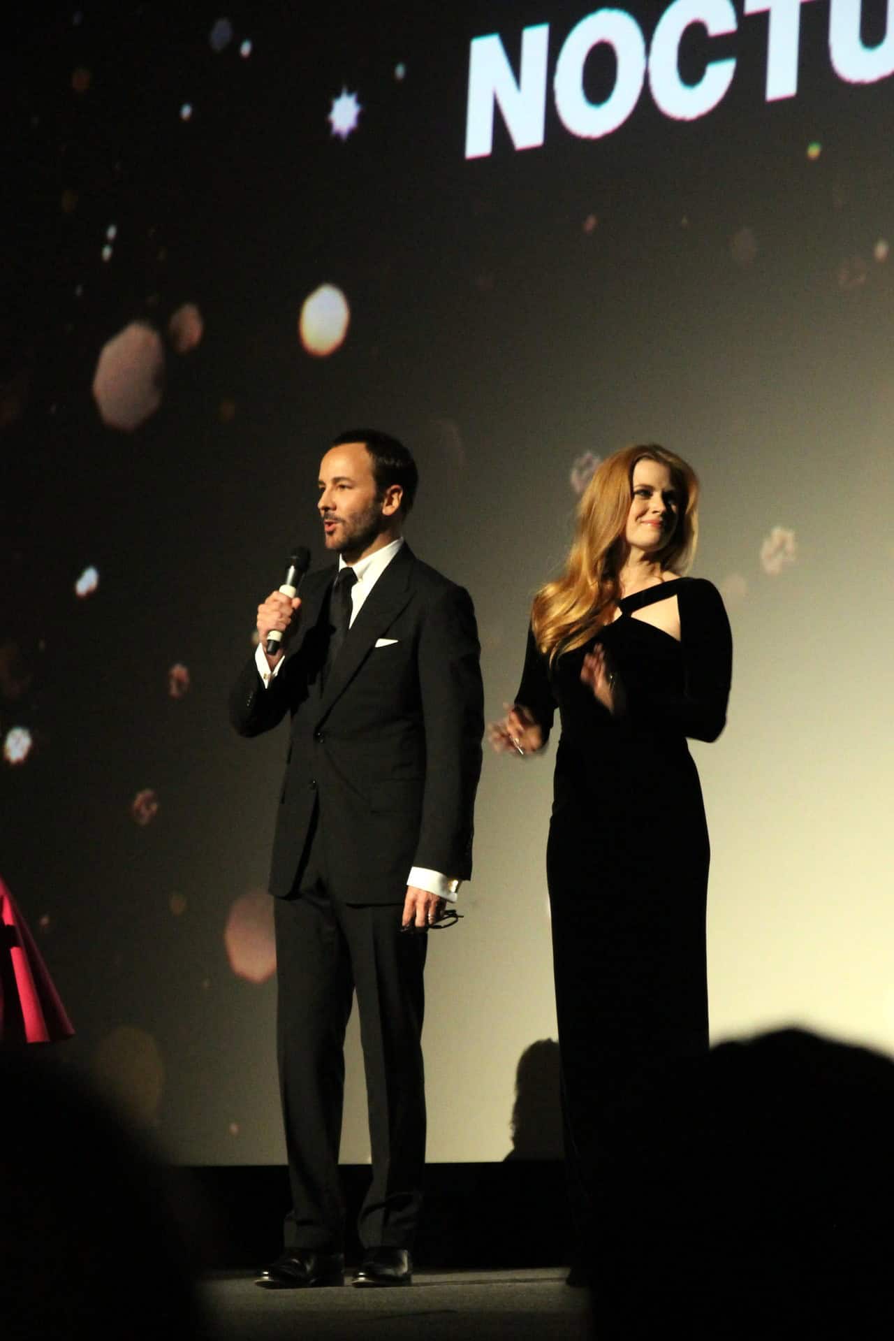 Tom Ford and Amy Adams