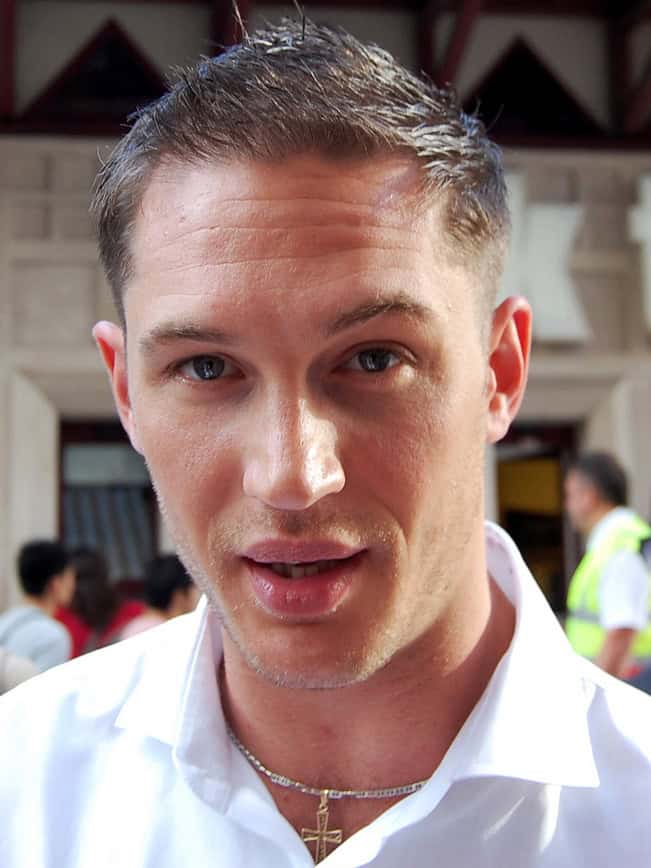 Tom Hardy at the 2010 premiere of Inception in London