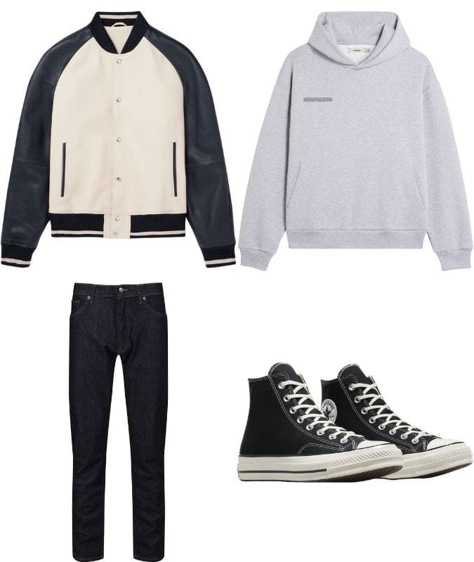 How to wear a varsity jacket