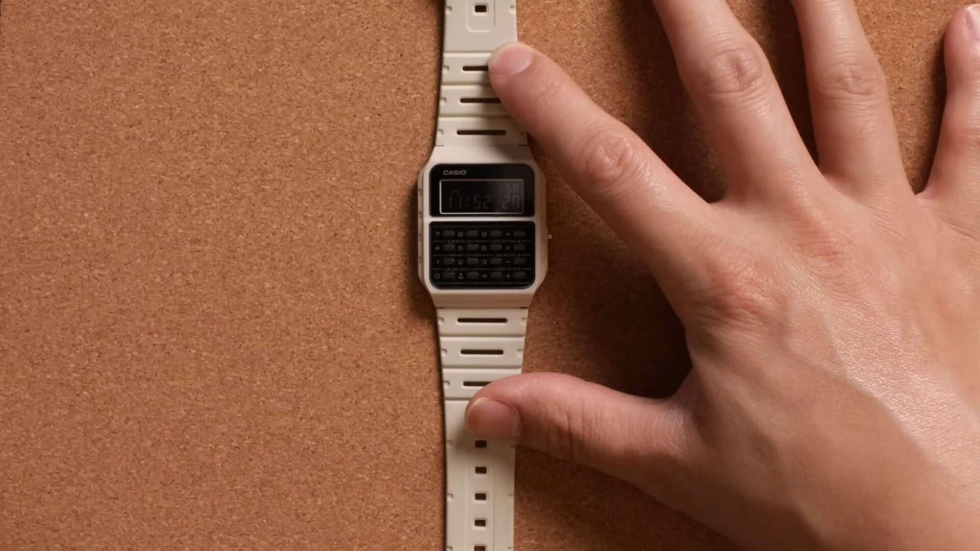 Gifts from the Industry - Casio Calculator Watch - White