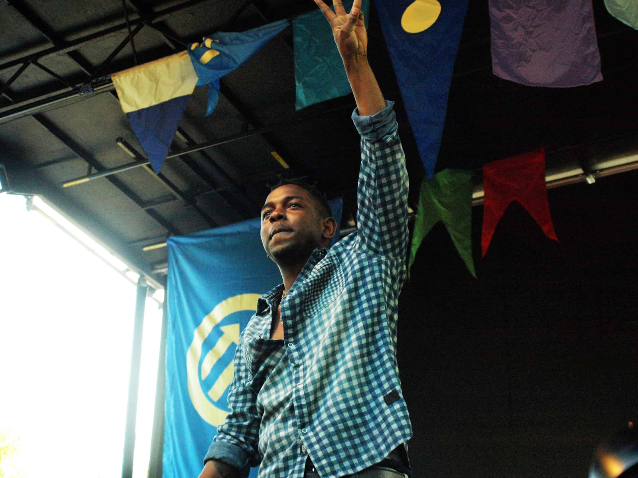 KENDRICK LAMAR performing at the Pitchfork Music Festivalin 2012