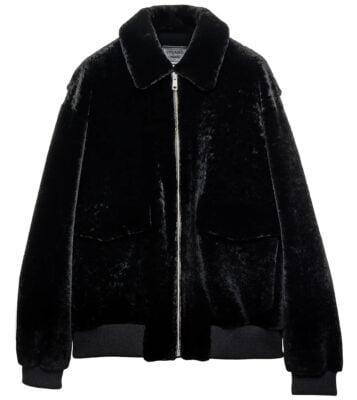 Prada Shearling Bomber Jacket